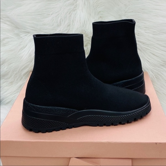 🐰🌸 MIU MIU Black Sock Sneaker 🌸🐰 - Picture 7 of 9